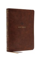 NRSV Catholic Bible, Thinline Edition, Leathersoft, Brown (Imitation Leather)