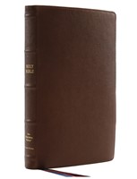 NKJV Thinline Reference Bible, Large Print, Premium Goatskin (Imitation Leather)