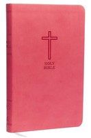 KJV Holy Bible: Value Thinline, Pink Leathersoft, Red Letter (Imitation Leather)