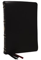 RSV Personal Size Bible With Cross References, Black Premium (Imitation Leather)