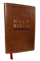 NKJV Super Giant Print New Testament, Brown Leathersoft (Imitation Leather)