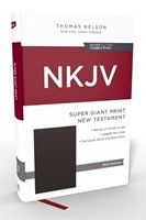 NKJV Super Giant Print New Testament, Red Letter (Hardback)