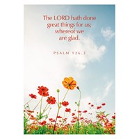 Greetings Cards: 'The Lord Hath Done…' Ps. 126.3 (Cards)