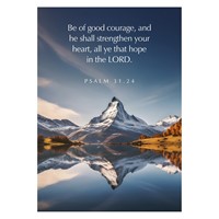Greetings Cards: 'Be Of Good Courage…' Ps. 31.24 (Cards)