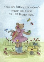 Sugar And Spice Childssingle Print (Cards)
