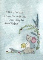 Up To Something Encouragement Single Print (Cards)