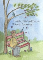 Stay Forever Thinking Of You Sympathy Print (Cards)