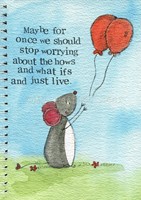 Spiral Notebook Journal 50 Pages Just Live (Spiral Bound)