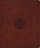ESV Journaling Bible, Brown, Mosaic Cross Design (Imitation Leather)