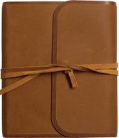 ESV Journaling Bible, Brown Natural Leather, Flap with Strap (Genuine Leather)