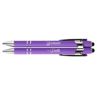 Gift Pen Soft Touch Woman of Faith Lavender (Pen)