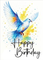 Happy Birthday Dove Card (pack of 6) (Cards)