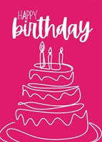 Happy Birthday Card (pack of 6) (Cards)