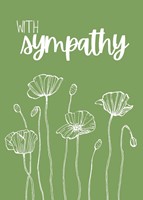 With Sympathy Card (pack of 6) (Cards)