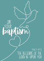 On Your Baptism Card (pack of 6) (Cards)