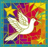 Christmas Dove Mosaic (Cards)