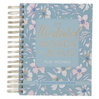 Colouring Devotional Illustrated Words of Jesus for Women (Spiral Bound)