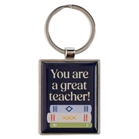 You Are A Great Teacher Blue Metal Keychain - Numbers 6:24 (Other Merchandise)