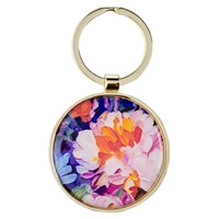 Sweet Friendship Watercolor Garden Metal Keychain (Other Merchandise)