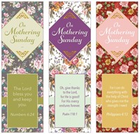 Mothering Sunday Bookmarks - Vintage Floral (Pack Of 36) (Cards)