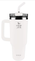 Stand With Jesus - 40 Oz Stainless Steel Mug with Straw (General Merchandise)