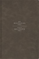 ESV/NBLA, Bilingual Bible, Leathersoft, Grey (Imitation Leather)