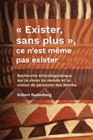 « Exister, sans plus », ce n’est même pas exister (Paperback)