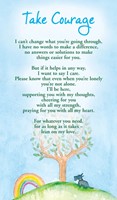 Prayer Card - Take Courage (pack of 20) (Cards)
