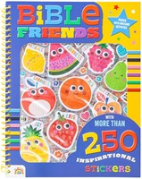 Bible Friends Sticker Activity Book (Spiral Bound)