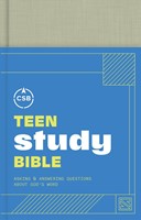 CSB Teen Study Bible, Optimal Type, Gray Hardcover (Hard Cover)