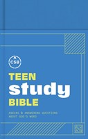 CSB Teen Study Bible, Optimal Type, Blue Hardcover (Hard Cover)