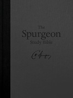 KJV Spurgeon Study Bible, Charcoal Hardcover (Hard Cover)