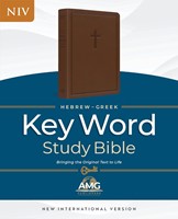 Hebrew-Greek Key Word Study Bible, Brown Leather (Genuine Leather)