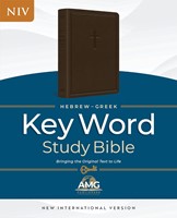 Hebrew-Greek Key Word Study Bible, Brown Goatskin Leather (Genuine Leather)