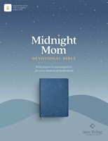 NLT Midnight Mom Devotional Bible, Starlit Navy (Imitation Leather)