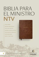 Biblia Para el Ministro NTV, Letra Grande Con Filament (Imitation Leather)