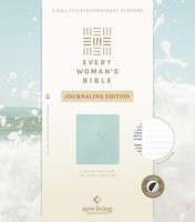 NLT Every Woman's Bible, Journaling Edition, Seafoam Blue (Imitation Leather)