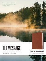 The Message Wide Margin Bible, Medium Brown (Imitation Leather)
