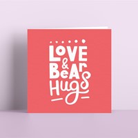 Love And Bear Hugs Card (Cards)