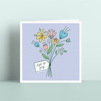 Just To Say Flowers Card (Cards)