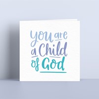 Child Of God Card - Blue (Cards)