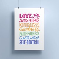 Fruit Of The Spirit A4 Print (Poster)