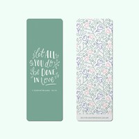 Be Done In Love Bookmark (Bookmark)