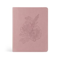 CSB Notetaking Bible: Mauves Theme (Hard Cover)