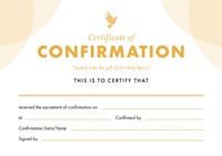 ETC Confirmation Certificate A5 Landscape (pack of 10) (Certificate)