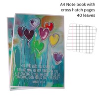 A4 Cross Grid Notebook (Notebook / Blank Book)