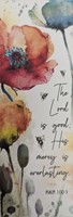 Lord is Good (Blue Poppy) Bookmark (Bookmark)