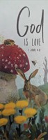 God is Love (Hare) Bookmark (Bookmark)