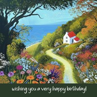 Colourful Coast Birthday Card (Cards)