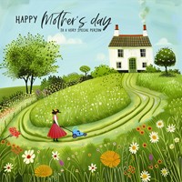Lawnmower Mother's Day Card (Cards)